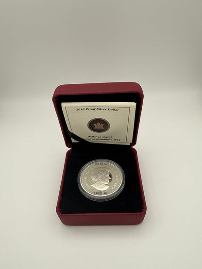 2010 Canada $1 Royal Canadian Navy 100th Anniversary sterling silver dollar