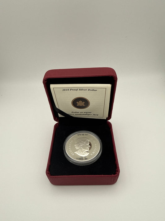 2010 Canada $1 Royal Canadian Navy 100th Anniversary sterling silver dollar