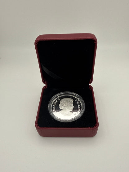 2011 Canada $20 Royal Wedding silver coin with Swarovski crystal, Prince William and Catherine Middleton (view 4)