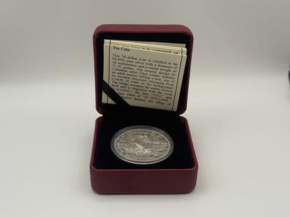 2013 Canada $20 fine silver Beaver coin by Glen Loates (view 2)