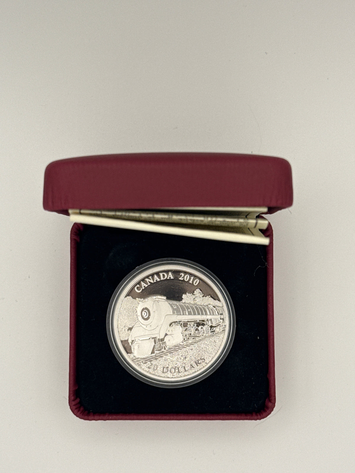 2010 Canada $20 Great Canadian Locomotives Selkirk Locomotive 1 oz silver proof coin (view 2)