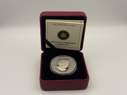 2013 Canada proof fine silver dollar, 100th anniversary of the Canadian Arctic Expedition