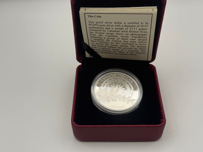2013 Canada proof fine silver dollar, 100th anniversary of the Canadian Arctic Expedition (view 2)