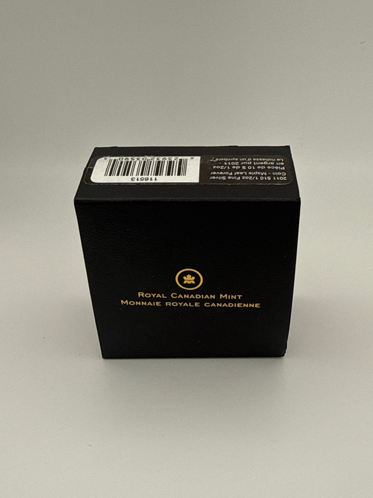 2011 Maple Leaf Forever silver coin packaging