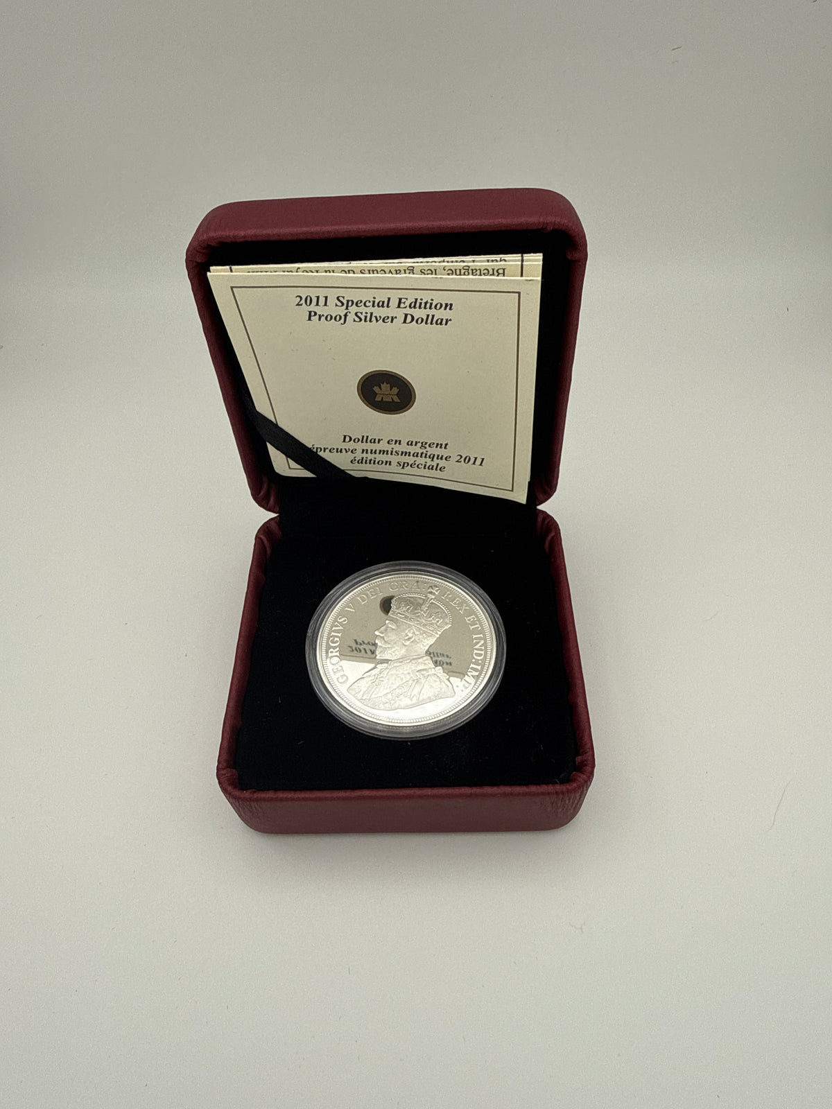 2011 Canada special edition proof sterling silver dollar, 100th anniversary of the 1911 silver dollar