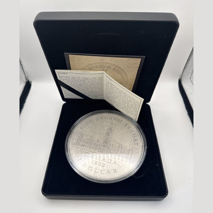 2024 Canada $1 5 oz fine silver coin, Emanuel Hahn's original Parliament sketch, antique finish (view 3)