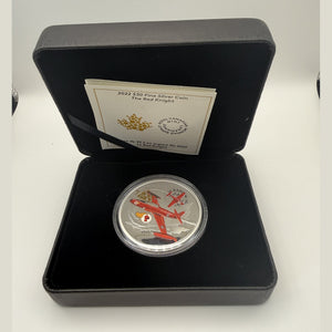 2022 Canada $30 2 oz Fine Silver Proof – The Red Knight (Coloured)