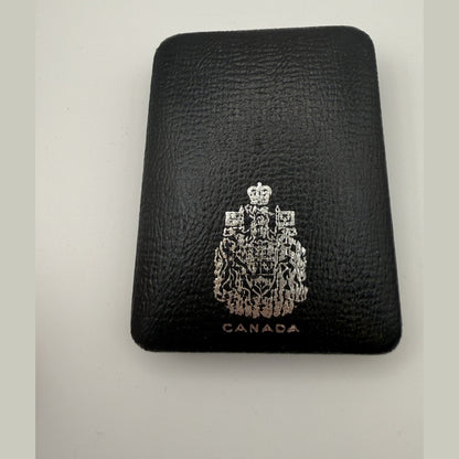 1971 Canada $1 British Columbia Centennial silver dollar (Case only – #1) - packaging