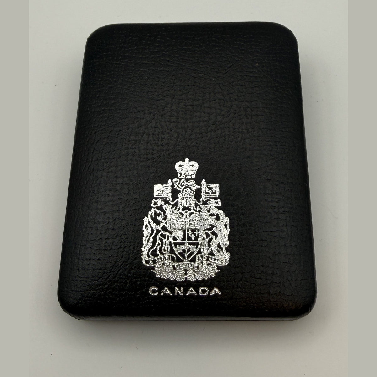 1971 Canada $1 British Columbia Centennial silver dollar, toned (Case only) - packaging