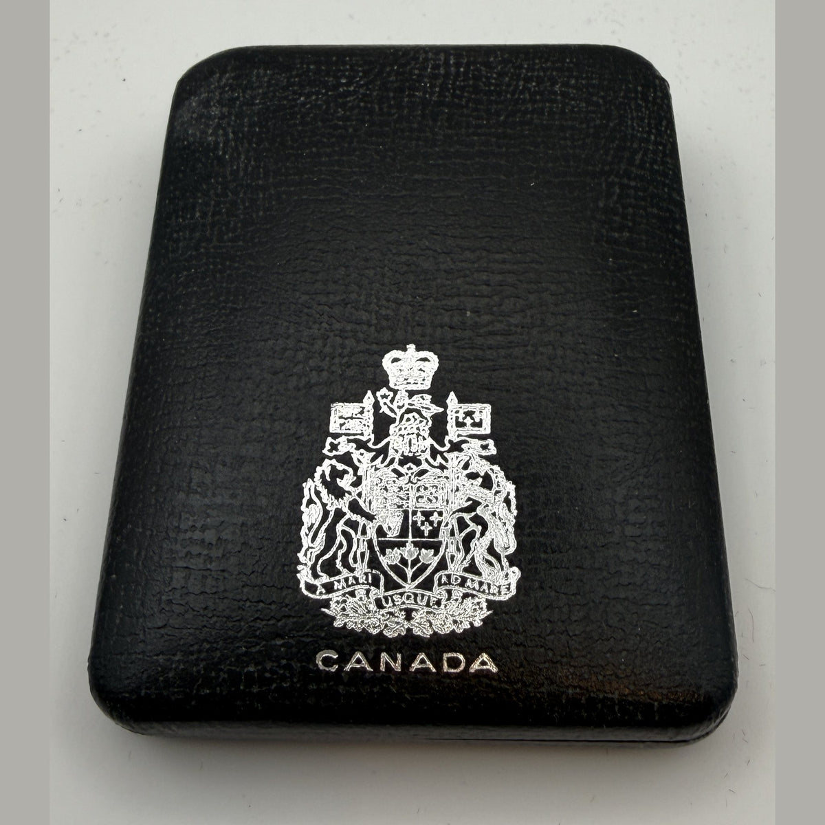 1971 Canada $1 British Columbia Centennial silver dollar, toned (Case only – #2) - packaging