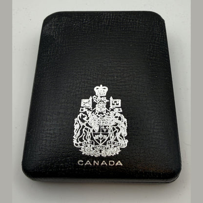 1971 Canada $1 British Columbia Centennial silver dollar, toned (Case only – #2) - packaging