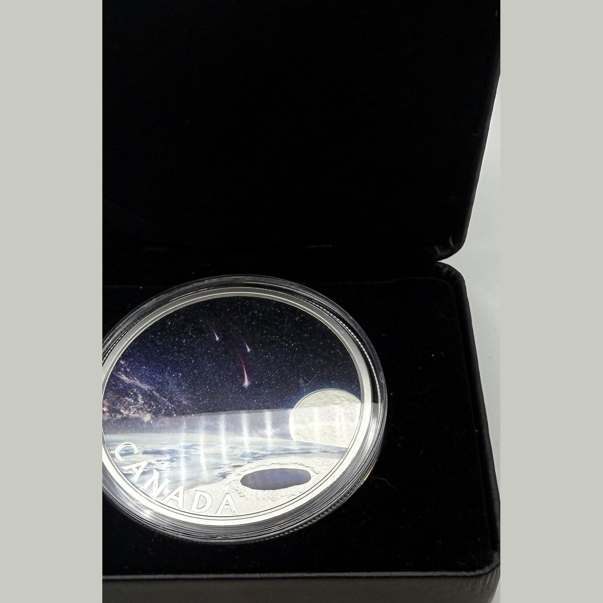 2023 Canada $50 Pingualuit Crater 5 oz fine silver proof coin - detail