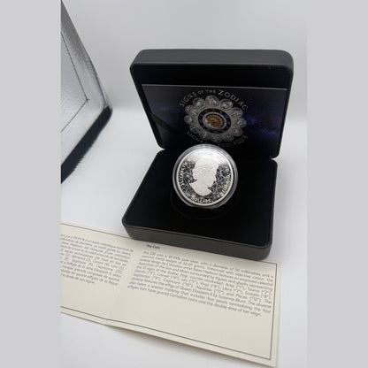 2024 Signs of the Zodiac 2 oz silver coin #2 – front