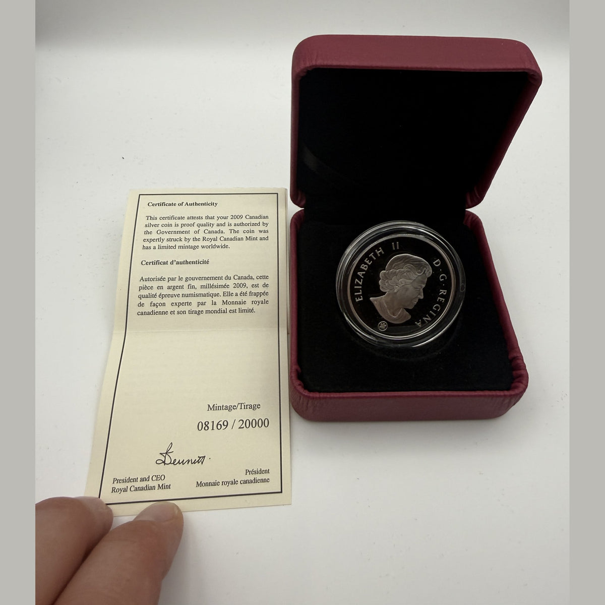 2009 Tyrannosaurus Rex $4 fine silver coin - back