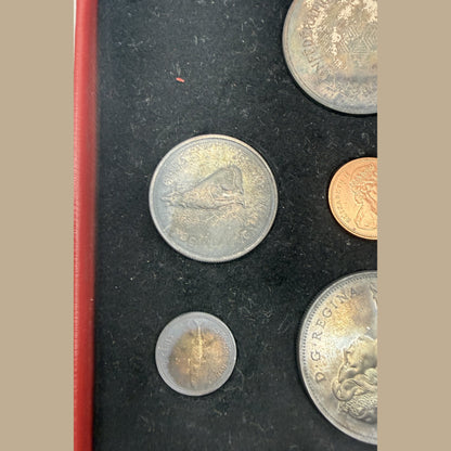 1967 Centennial Presentation Set with Medallion - detail