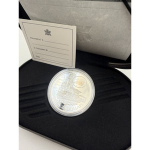 2001 Canada $20 Sterling Silver Hologram Coin – Transportation Series: The Scotia Locomotive