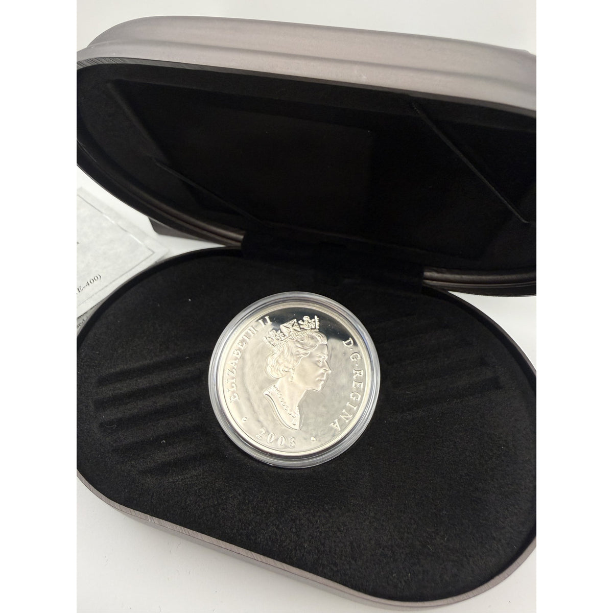 2003 Canada $20 HMCS Bras d'Or Hydrofoil Coin - back