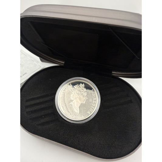 2003 Canada $20 HMCS Bras d'Or Hydrofoil Coin - back